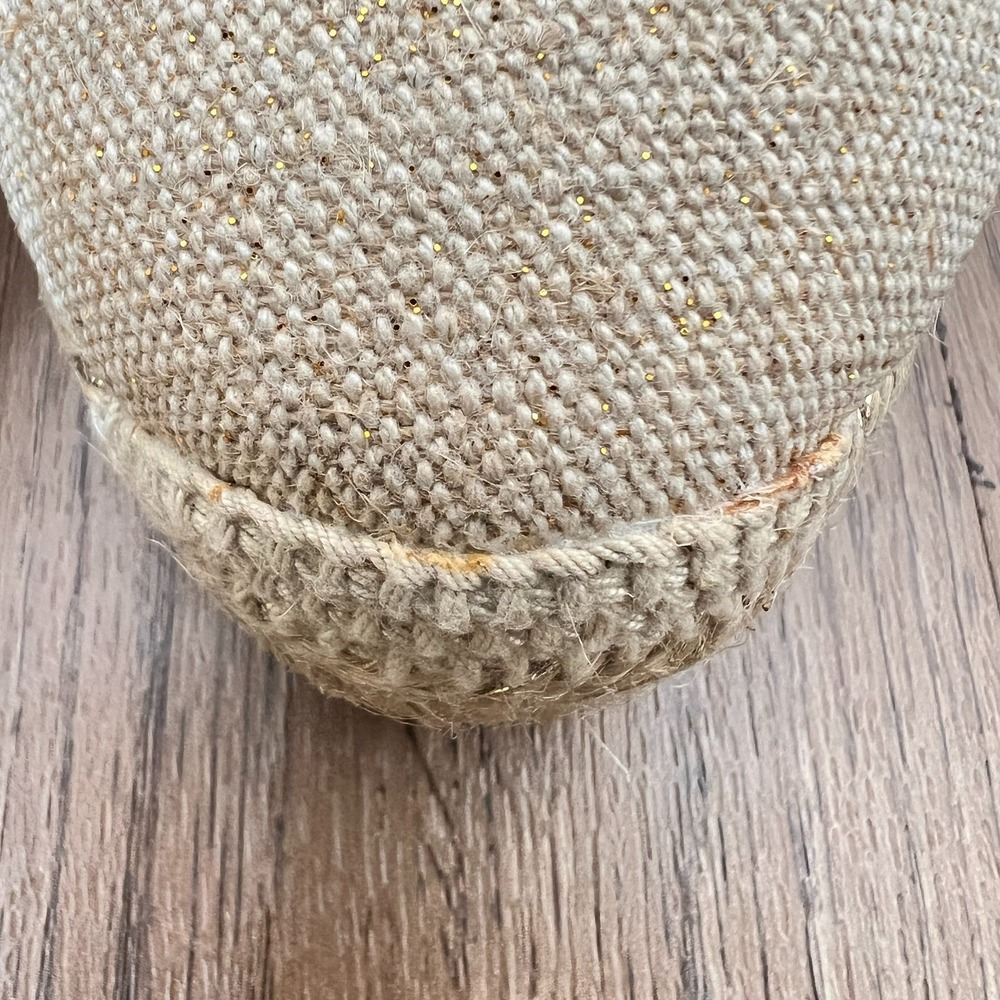 Easy Spirit Meza Espadrille Wedge Sandals Textile Almond Toe Slip On 7 View 2
